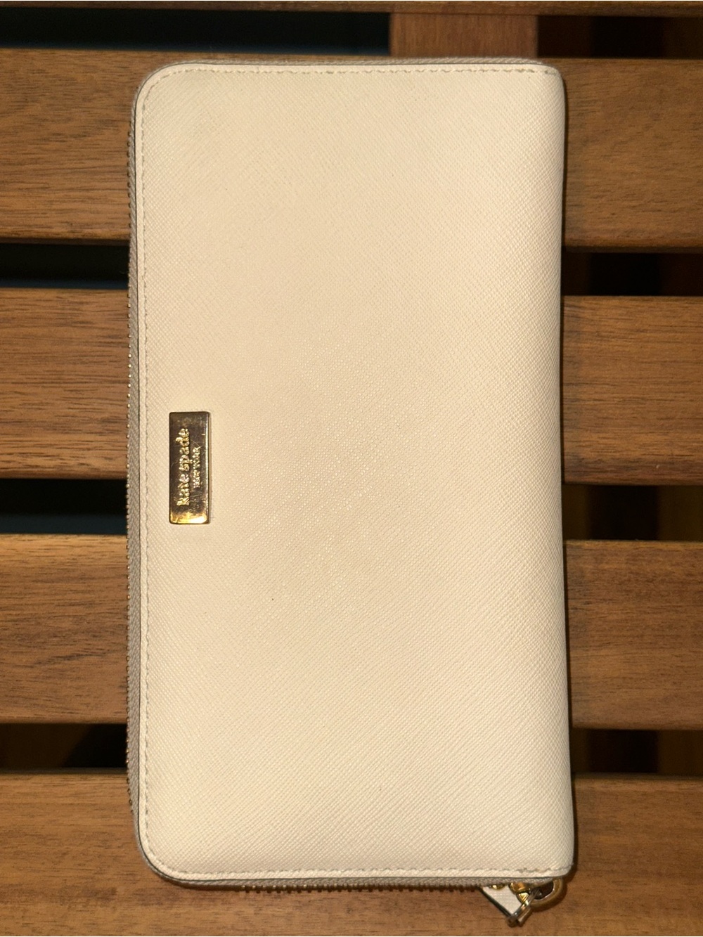 Kate Spade New York Laurel Way Neda Saffiano Leather Zip Around Wallet